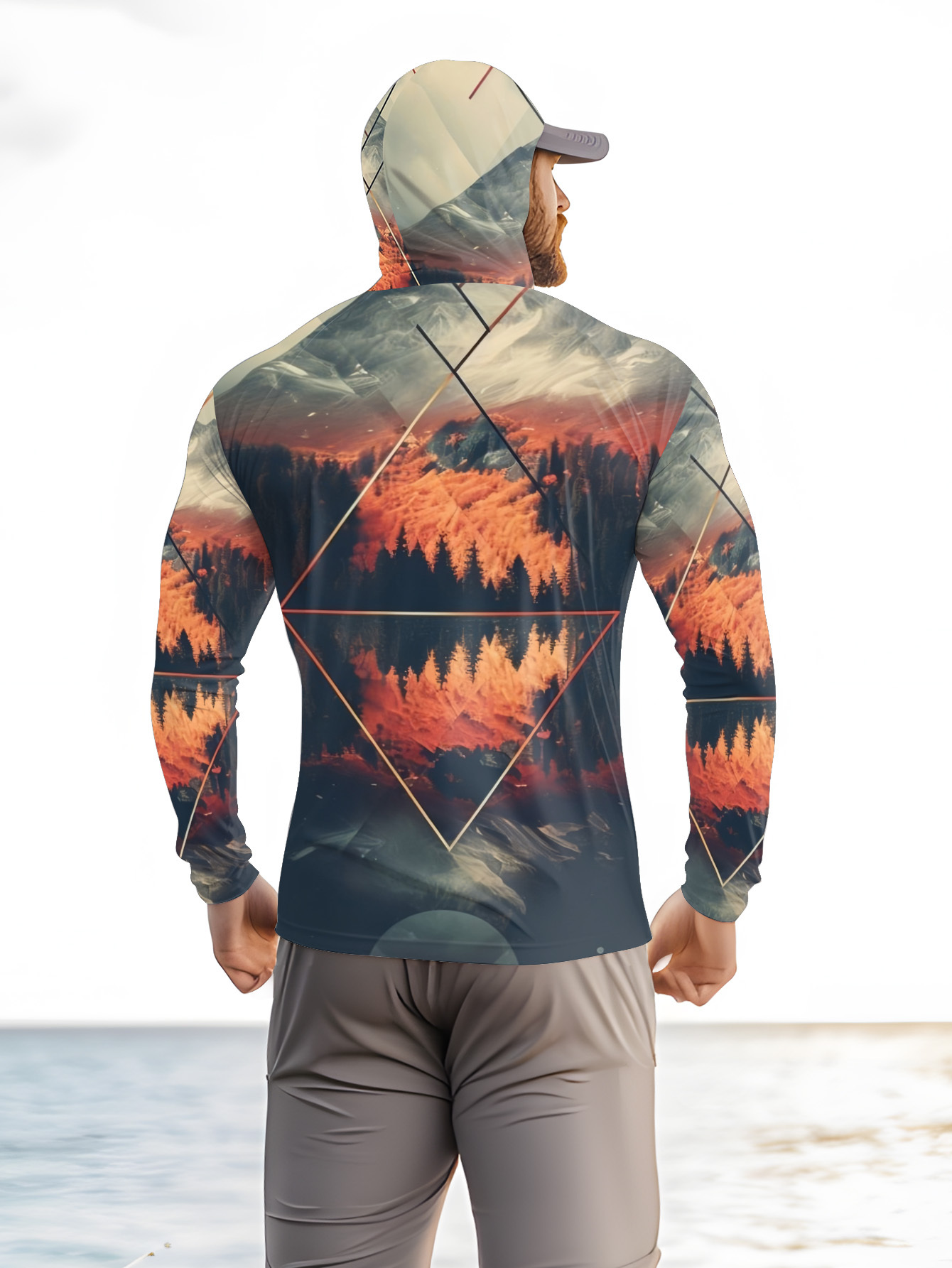 Outdoor Men's Fishing Hoodie B - Fishing Hoodie ulasan dan harga