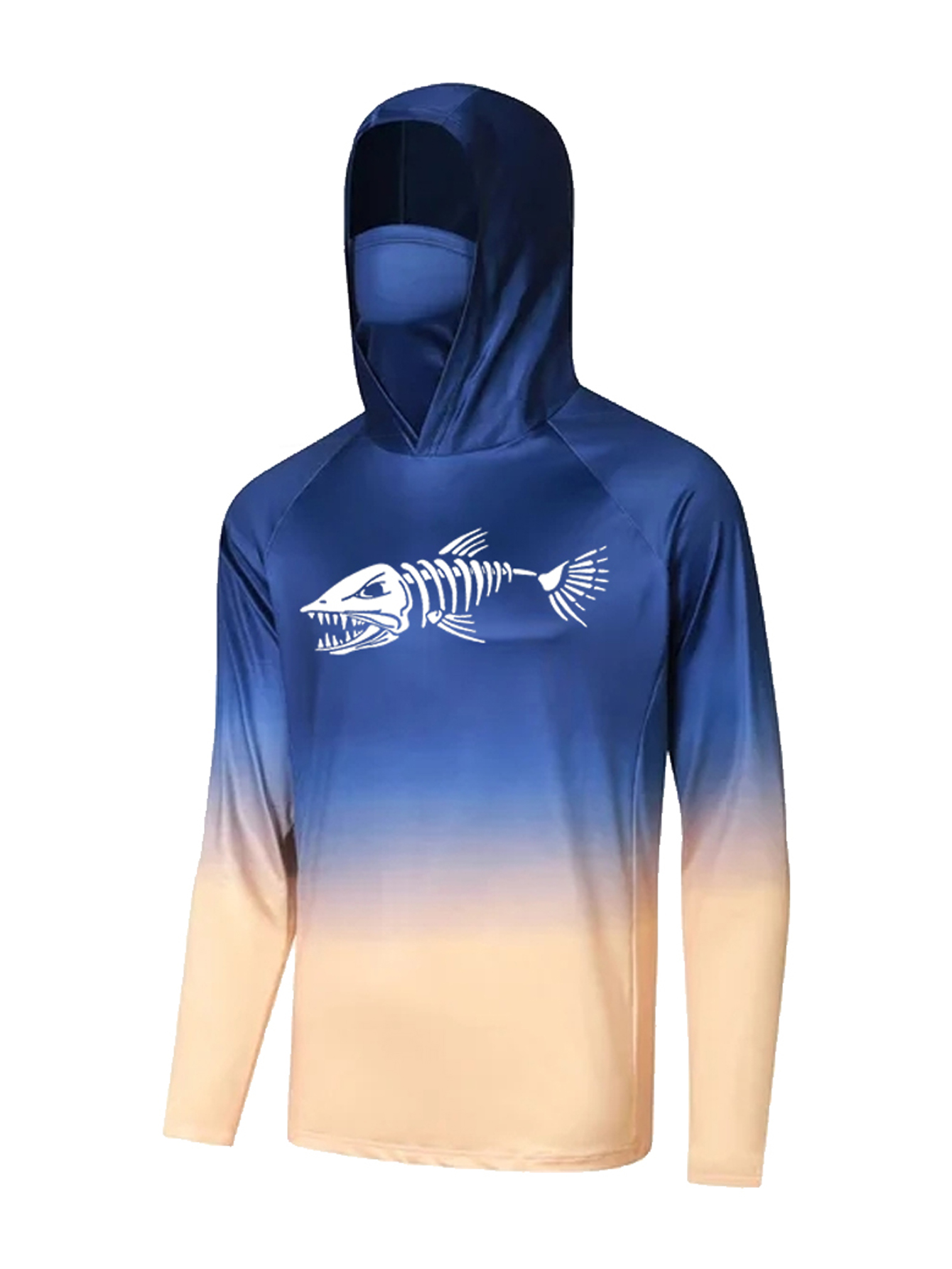 UPF 50+ Hooded Fishing Clothes - Fishing Hoodie ulasan dan harga