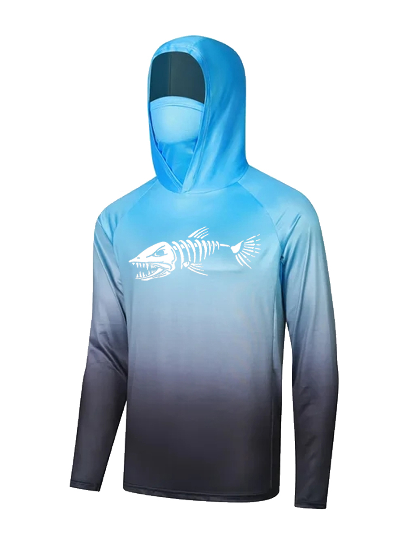 UPF 50+ Hooded Fishing Clothes - Fishing Hoodie ulasan dan harga